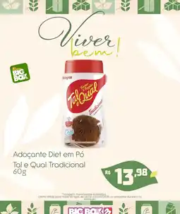 Big Box Adoçante Diet em Pó Tal e Qual Tradicional oferta