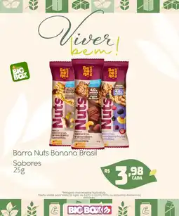 Big Box Barra Nuts Banana Brasil Sabores oferta