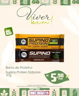 Big Box Barra de Proteína Supino Protein Sabores oferta