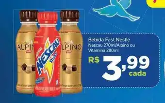Comercial Esperança Bebida Fast Nestlé Nescau Alpino Ou Vitamina oferta