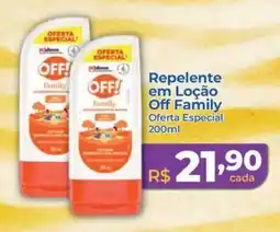 Hiper Farma Repelente em Loção Off Family Oferta Especial oferta