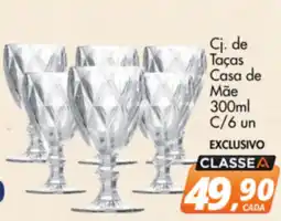 Delta Supermercados Cj. de Taças Casa de Mãe oferta