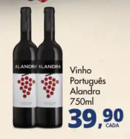 Delta Supermercados Vinho Português Alandra oferta