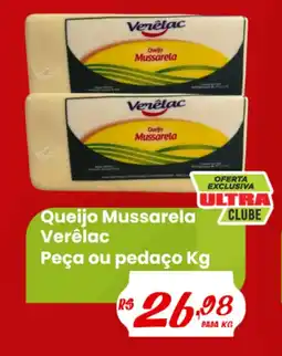 Ultrabox Queijo Mussarela Verêtac Peça ou pedaço oferta