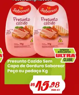 Ultrabox Presunto Cozido Sem Capa de Gordura Saborear Peça ou pedaço oferta
