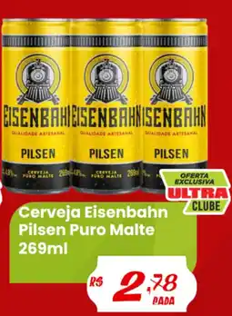 Ultrabox Cerveja Eisenbahn CLUBE Pilsen Puro Malte oferta