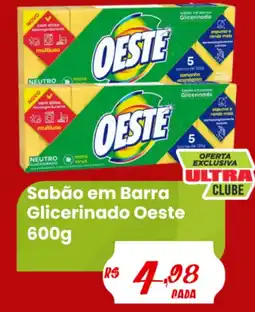 Ultrabox Sabão em Barra Glicerinado Oeste oferta