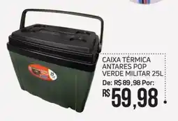 Economart Atacadista Caixa térmica antares pop verde militar oferta