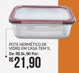 Economart Atacadista Pote hermético de vidro em casa tem oferta