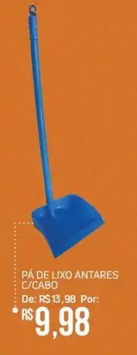 Economart Atacadista Pá de lixo antares c/cabo oferta