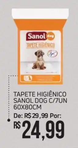 Economart Atacadista Tapete higiênico sanol dog c/7un 60x80cm oferta
