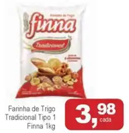 Mineirão Atacarejo Farinha de Trigo Tradicional Tipo 1 Finna oferta