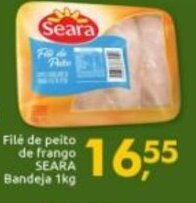 Supermercados Nori File de Peito de Frango Seara Bandeja 1kg oferta