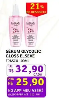 Assaí Atacadista Sérum glycolic gloss elseve frasco oferta
