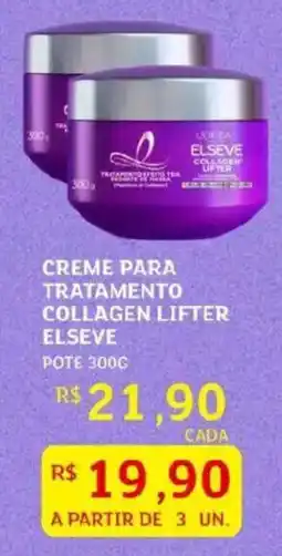 Assaí Atacadista Creme para tratamento collagen lifter elseve pote oferta