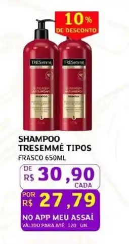 Assaí Atacadista Shampoo tresemmé tipos frasco oferta