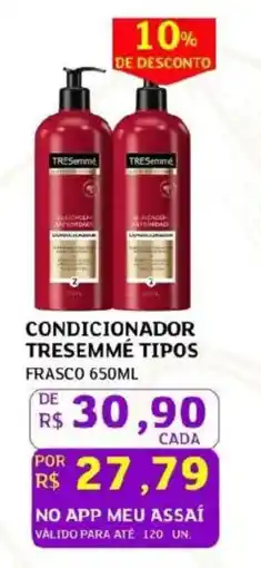 Assaí Atacadista Condicionador tresemmé tipos frasco oferta