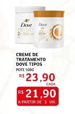 Assaí Atacadista Creme de tratamento dove tipos pote oferta