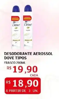 Assaí Atacadista Desodorante aerossol dove tipos frasco oferta