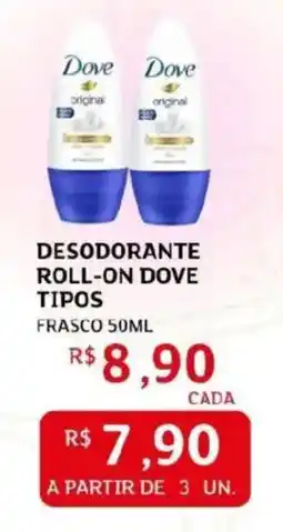 Assaí Atacadista Desodorante roll-on dove tipos frasco oferta