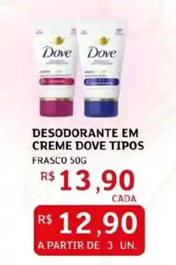 Assaí Atacadista Desodorante em creme dove tipos frasco oferta