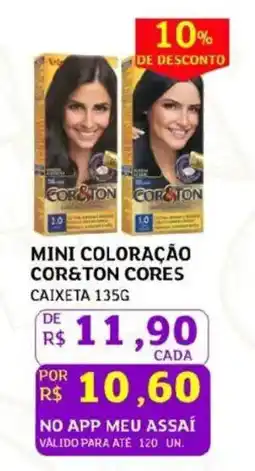 Assaí Atacadista Mini coloração cor&ton cores caixeta oferta