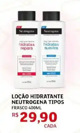 Assaí Atacadista Loção hidratante neutrogena tipos frasco oferta
