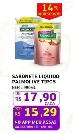 Assaí Atacadista Sabonete líquido palmolive tipos refil oferta
