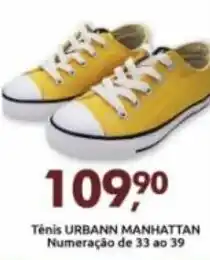 Supermercados Nori Tenis Urbann Manhattan Numeracao de 33 ao 39 oferta