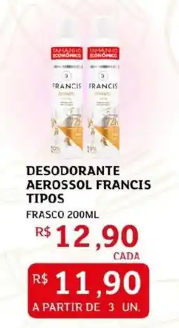 Assaí Atacadista Desodorante aerossol francis tipos frasco oferta