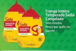 Atacadão Frango Inteiro Temperado Sadia Congelado oferta