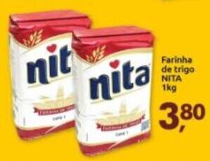 Supermercados Nori Farinha de Trigo Nita 1kg oferta