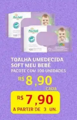 Assaí Atacadista Toalha umedecida soft meu bebe oferta