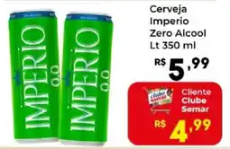Semar Supermercado Cerveja Imperio Zero Alcool Lt oferta