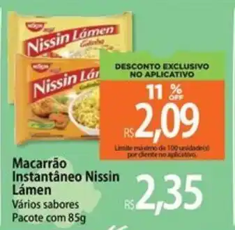 Atacadão Macarrão Instantâneo Nissin Lámen oferta