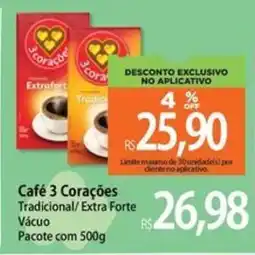 Atacadão Café 3 Corações oferta
