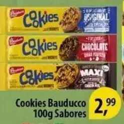 Supermercado Padrão Cookies Bauducco 100g sabores oferta