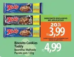 Atacadão Biscoito Cookies Toddy oferta