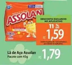 Atacadão Lã de Aço Assolan Pacote oferta