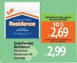 Atacadão Guardanapo Residence 30x29,5cm oferta