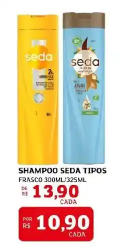 Assaí Atacadista Shampoo seda tipos oferta