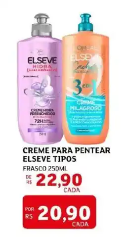 Assaí Atacadista Creme para pentear elseve tipos oferta
