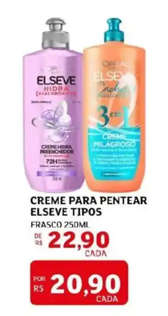 Creme para pentear elseve tipos