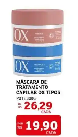 Assaí Atacadista Máscara de tratamento capilar ox tipos pote oferta