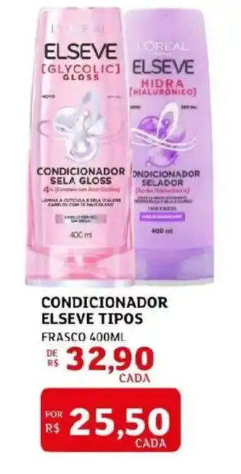 Condicionador elseve tipos