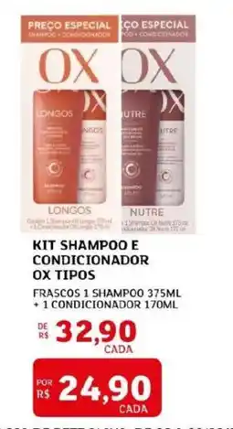 Assaí Atacadista Kit shampoo e condicionador ox tipos oferta