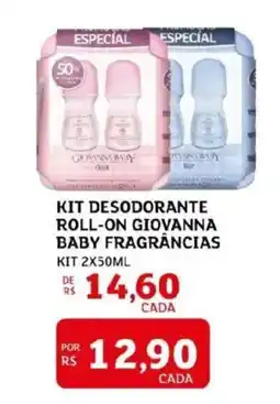 Assaí Atacadista Kit desodorante roll-on giovanna baby fragrâncias oferta