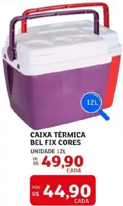 Assaí Atacadista Caixa térmica bel fix cores unidade oferta