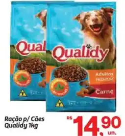 Fort Atacadista Ração p/ Cães Qualidy oferta