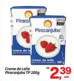 Fort Atacadista Creme de Leite Piracanjuba TP oferta